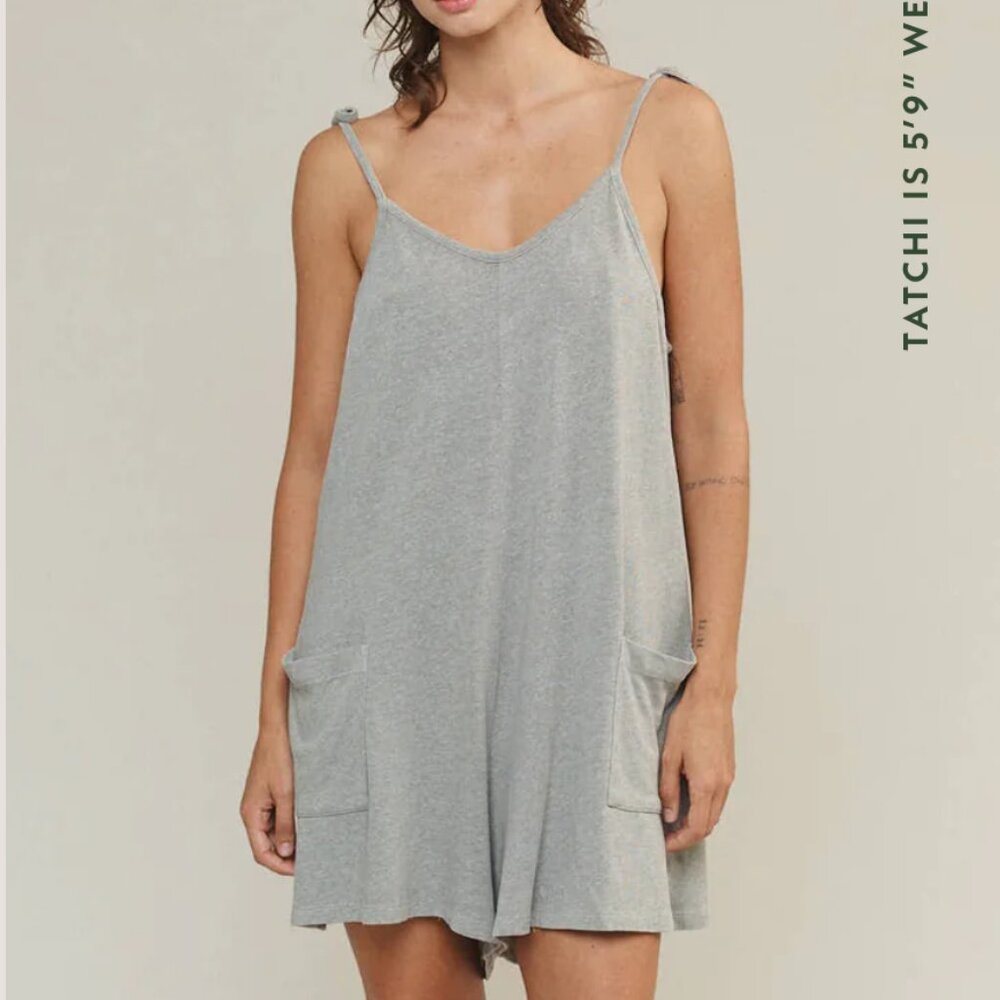 Jungmaven Heathered Sespe Short Romper Grey